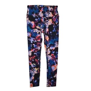 RBX Colorful Print Peached Tech Flex Super Soft Flutter 7/8 Yoga Leggings  XS